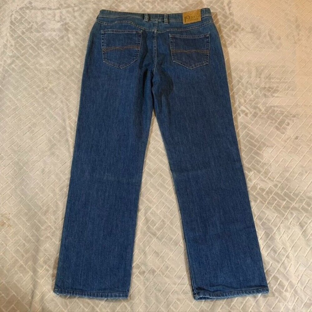 Atelier Gardeur Mens 38x34 Denim Jeans Blue Nigel Straight Medium Wash Stretch - Picture 13 of 16